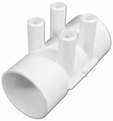 Manifold PVC Waterway (ShurGrip) 2S x 2S x (4) 3/4" SB - Item 672-4170