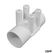 Manifold PVC Waterway (ShurGrip) 2Spg x 2Spg x (4) 3/4" SB - Item 672-4920