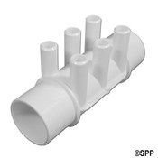 Manifold PVC Waterway (ShurGrip) 2Spg x 2Spg x (6" ) 3/4" SB - Item 672-4930