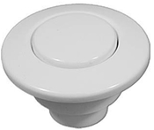 Air Button Len Gordon Classic Touch 1-3/8" H 1-3/4" F 2L White - Item LG15-White