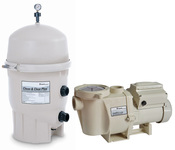 Custom Pentair Pool Pump and Cartridge Filter Equipment Bundle - Item PentairCartridgeBundle