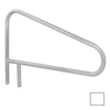 S.R. Smith Straight Braced Safety Hand and Stair Rail with Sealed Steel - Pearl White Item #DMS-103A-VW