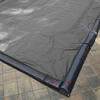 18 x 40 Inground Winter Pool Cover 15 Year Silver/Black Rectangle Item #GPC-70-8258
