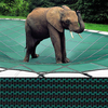 Loop-Loc - 12 x 27 Green Mesh Rectangle Safety Cover for Inground Pools Item #LLM1006