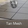 16 x 36 Rectangle with 4 x 8 Center End Steps Arctic Armor Standard Mesh Pool Cover in Tan 12 Year Item #WS347T