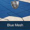15 x 30 Rectangle with 4 x 8 Right Steps Arctic Armor Super Mesh Pool Cover in Blue 20 Year Item #WS711BU