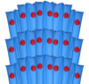 1' x 10' Double Chamber Blue Water Tube Heavy Duty Pack of 15 Item #WTB-70-1007-15