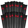 1' x 8' Double Chamber Black Water Tube Standard Duty Pack of 10 Item #WTB-70-1010-10
