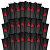 1' x 8' Double Chamber Black Water Tube Standard Duty Pack of 15 Item #WTB-70-1010-15