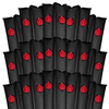 1' x 10' Double Chamber Black Water Tube Heavy Duty Pack of 15 Item #WTB-70-1014-15