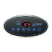 Spa Side Control EleCenteronic CTI Mini-Max 7BTN LCD Oval 3x6"  - Item 1-628H-APSTD