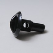 Air Control Stem Assembly with Handle and Foam Ring 1/2" Black - Item 10-2208BLK