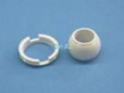 Jet Eyeball Assembly Micro Jet (Eyball and Retain Ring) White - Item 10-3710