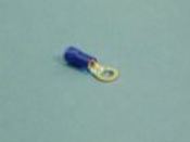 Wire Terminals #10 Stud Eyelet 16" -14 Gau Blue (25" Pk)  - Item 1606