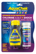 AquaChek Chlorine 4-in-1 Plus Shock Testing Strips Qty: 50 - Item 511249