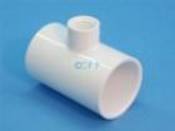 Fitting PVC Tee LASCO 1-1/2" S x 1-1/2" S x 1/2" FPT - Item 60-1011