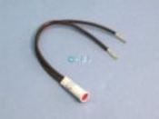 Indicator Light Neon Red 25" 0V 3/8" OD Wires Un-Terminated - Item 6500-1