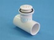 Air Injector Waterway Top-Flo T Style 1-1/8" Hole 1S White - Item 670-2320