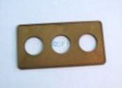 Air Button Plate Len Gordon 3 Button 6" -1/2" x 3-3/8"  - Item 951523-000
