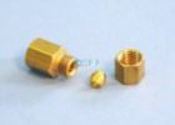 Brass Fitting Heater 1/8" FPT x 3/16" Compression - Item CF-31618