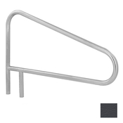 S.R. Smith Straight Braced Safety Hand and Stair Rail with Sealed Steel - Pewter ... - Item DMS-103A-VG