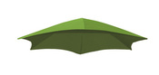 Vivere Original Dream Chair Umbrella - Green Apple - Item DRMUF-GA