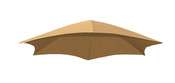 Vivere Original Dream Chair Umbrella - Sand Dune - Item DRMUF-SD Vivere Original Dream Chair Umbrella - Sand Dune - Item DRMUF-SD