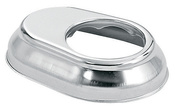 S.R. Smith Stainless Steel Oblong Escutcheon - 1.90" O.D. - Item EP-100A