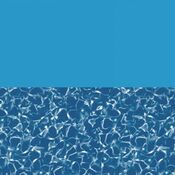Swimline 15' Round Blue Wall w/ Swirl Bottom Overlap Liner, 48"-52" Depth ... - Item LI1548SB