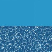 Swimline 30' Round Blue Wall w/ Swirl Bottom Overlap Liner, 48"-52" Depth ... - Item LI3048SB