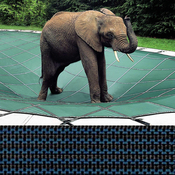 Loop-Loc - 16 x 32 + 4 x 6 Blue Mesh Rectangle w/ 1' Offset Right Step Safety ... - Item LLM2083 Loop-Loc - 16 x 32 + 4 x 6 Blue Mesh Rectangle w/ 1' Offset Right Step Safety ... - Item LLM2083