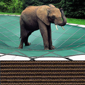 Loop-Loc - 12 x 24 Mojave Brown Aqua-Xtreme Mesh Rectangle Safety Cover for ... - Item LLM8062