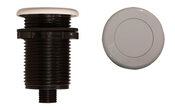 Air Button Tecmark Lowprofile 1-1/4" H 1-5/8" F 1-7/8" L White - Item MPT-3428-White