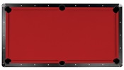 Championship Saturn II Billiards Cloth Pool Table Felt - 7 Ft. - Red - Item NG253RD