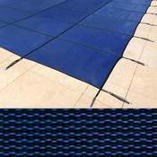 18 x 36 Rectangle with 4 x 8 Center End Steps Royal Mesh Blue Safety Pool Cover ... - Item PT-IG-000210