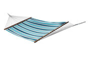 Vivere Sunbrella Quilted Fabric Double Hammock - Token Surfside - Item SUN206