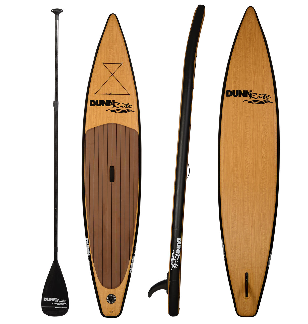 Dunnrite Inflatable SUP - Wood - Item SUP4