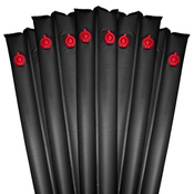 1' x 10' Double Chamber Black Water Tube Heavy Duty Pack of 5 - Item WTB-70-1014-5