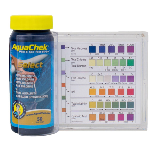 AquaChek Select 7-IN-1 Pool and Spa Test Strips Complete Kit 541604A 