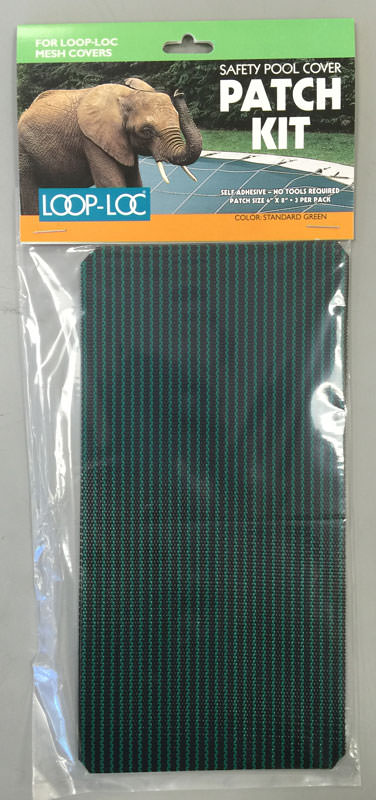 Loop-Loc Safety Cover Patch Kit Green Mesh 