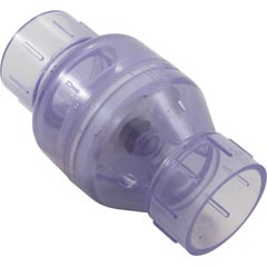 Check Valve, Flo Control 1011,2"s,1/2lb,Spring,Water,Clear - Item 26-350-1108