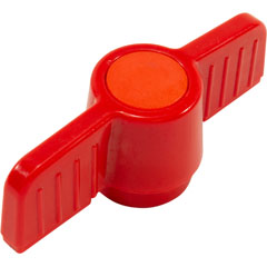 Replacement Handle, 1-1/2" HMIP Ball Valve, Red - Item 27-555-1015