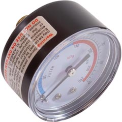 Pressure Gauge, AquaPro AL75, W/ O-Ring, 28psi, Plastic - Item 31-247-1076