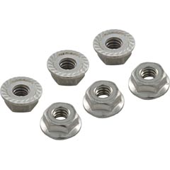 Nut, Carvin, 10-24, with Washer, Seal Plate, Quantity 6 Item #35-105-1951