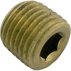 Drain Plug, Val-Pak AquaFlo A/AC Series, 1/4" Brass - Item 35-402-1518