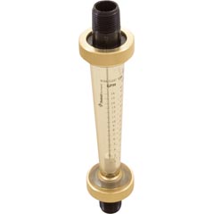 Flow Meter, Pentair, 2-16 gpm,3/4" Nylon Thd End, Small Body - Item 43-102-1075