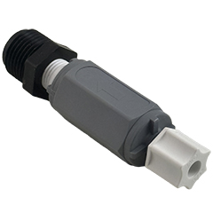 Injection Check Valve, Pentair IChem/IpH,1/4"Jayco x 1/2"mpt - Item 43-102-1096 Injection Check Valve, Pentair IChem/IpH,1/4"Jayco x 1/2"mpt - Item 43-102-1096