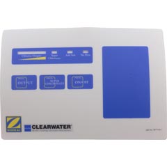 Touch Pad Label, Zodiac Clearwater LM2 Series Item #43-130-1212