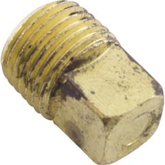 Plug, Hayward H-Series, 1/8" Male Pipe Thread, Brass - Item 47-150-1555