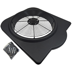 Panel, Top, Hayward HeatPro MCHX, Black - Item 47-150-3008